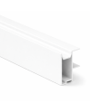 Kit Perfil Tirador Puerta Armario 16 mm Blanco Mate RAL 9003 2,70m Modelo C 28763-R