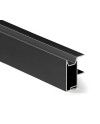 Kit Perfil Tirador Puerta Armario 16 mm Negro Mate 2,60m Modelo C 28762