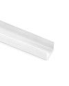 Kit Perfil Tirador Puerta Armario 16 mm Blanco Mate RAL 9003 2,60m Modelo M 29783