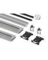 Kit Perfil Tirador Puerta Armario 16 mm Plata Mate 2,60m Modelo M 29784