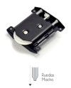 Kit Perfil Tirador Puerta Armario 10 mm Plata Mate 2,60m Modelo M 28104
