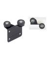 Kit Perfil Tirador Puerta Armario 10 mm Negro Mate 2,60m Modelo M 28082