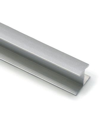 Perfil H Aluminio 16 mm Plata Mate 1m | Unión de Paneles Profesional