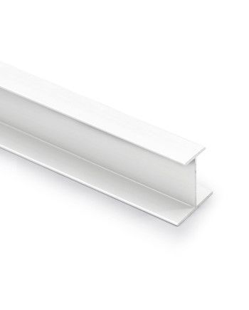 Perfil H 16 mm Blanco 1m | Unión de Paneles y Acabado Profesional