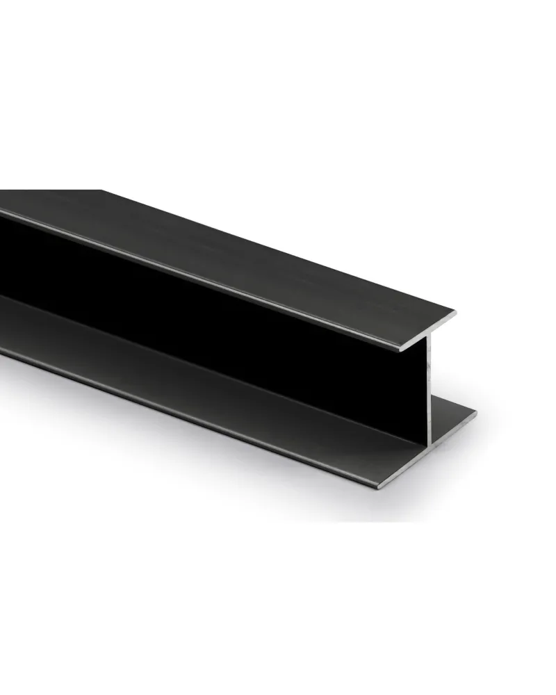 Perfil H 16 mm Negro Mate 1m | Unión de Paneles y Acabado Profesional