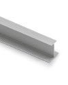 Perfil H 19 mm Plata Mate 1m | Unión de Paneles Profesional