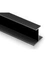 Perfil H 19 mm Negro Mate 1m | Unión de Paneles Profesional y Moderna