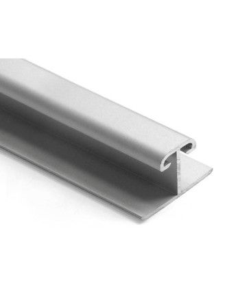 Perfil H 10 mm Plata Mate 1m | Unión de Paneles Ligera y Profesional