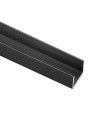 Perfil U 10 mm Negro Mate 1m | Remate y Protección de Cantos Moderno