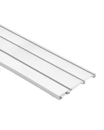 Kit Guías Armario Corredero 3 Carriles Blanco Mate RAL 9003 | Sistema Completo